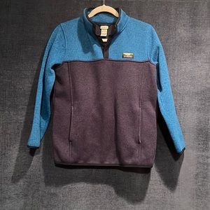 LL Bean pullover jacket.